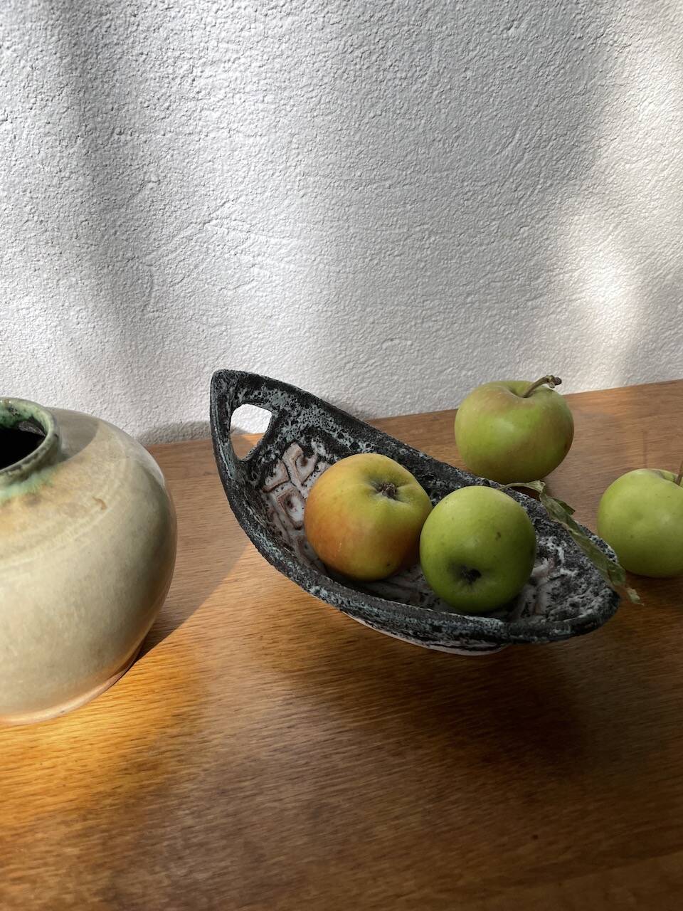 Empty ceramic pocket Fatlava Vallauris 1950