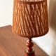Lampe en bois tourné 1970’s.