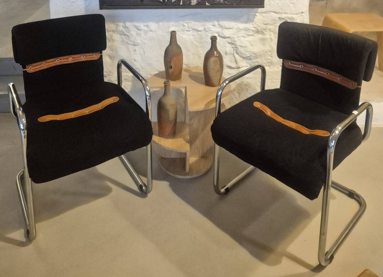 Chaises/fauteuils Guido Faleschini pour Hermes, 1970