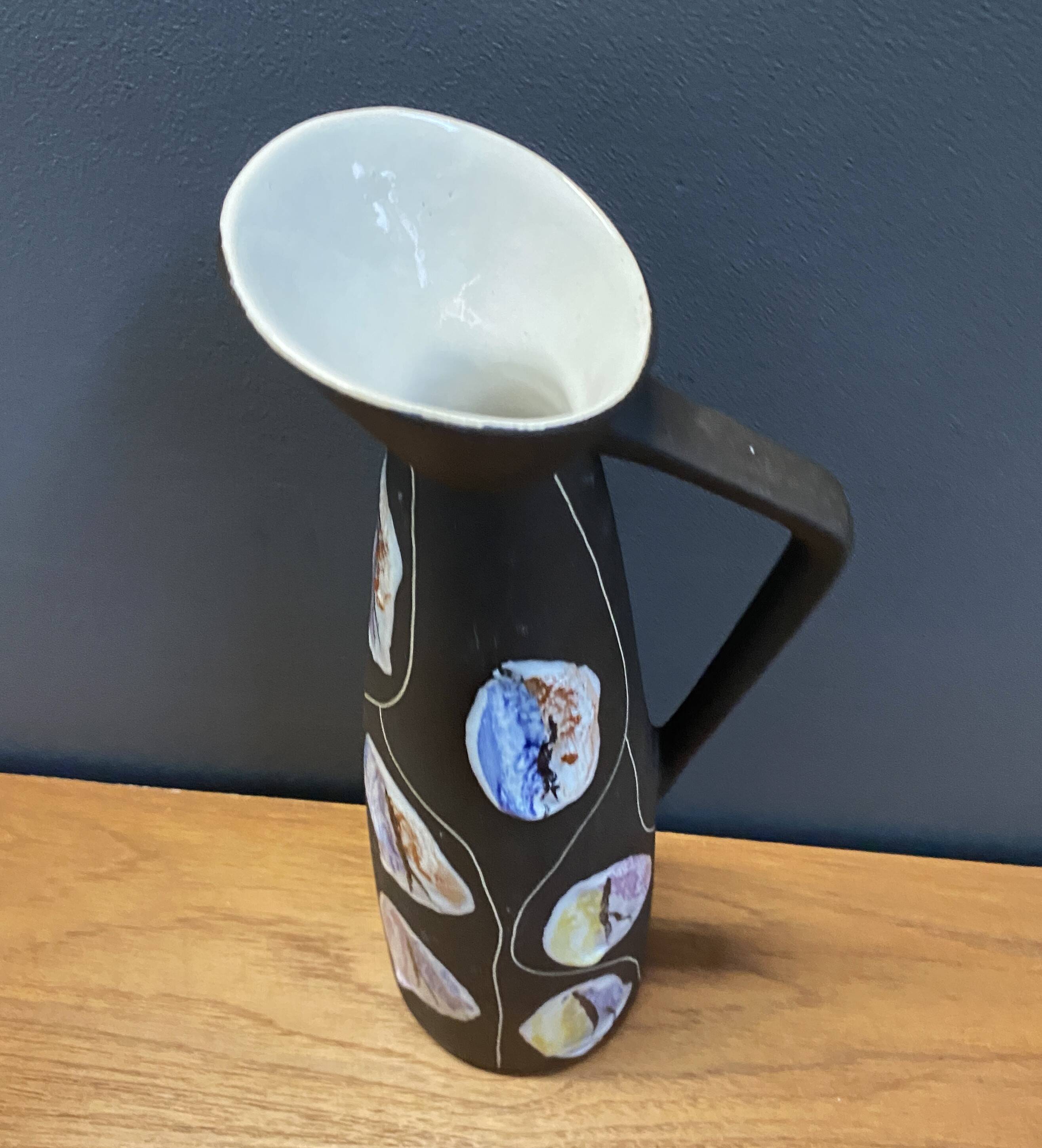 Bay vase model 245-40 decor Kongo by Bodo Mans 1958