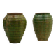 Ensemble de 2 grands vases toscans du début du XVIe siècle, Italie.