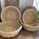 Lot of 5 round baskets
