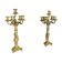 Bronze Candelabra, after J-A. Meissonnier, Rococo style, Napoleonic era
