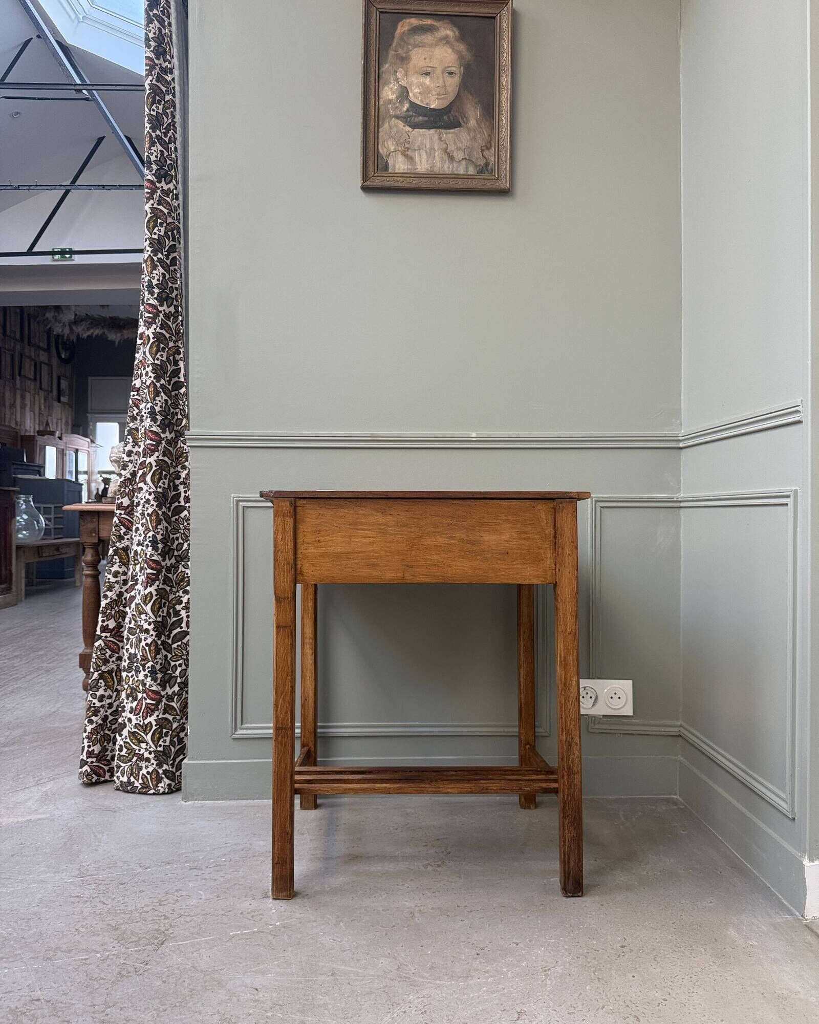 Antique wooden desk for children (renovated)
