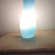 Jolie lampe bleue vintage.
