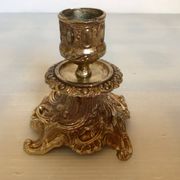 Bougeoir baroque en laiton
