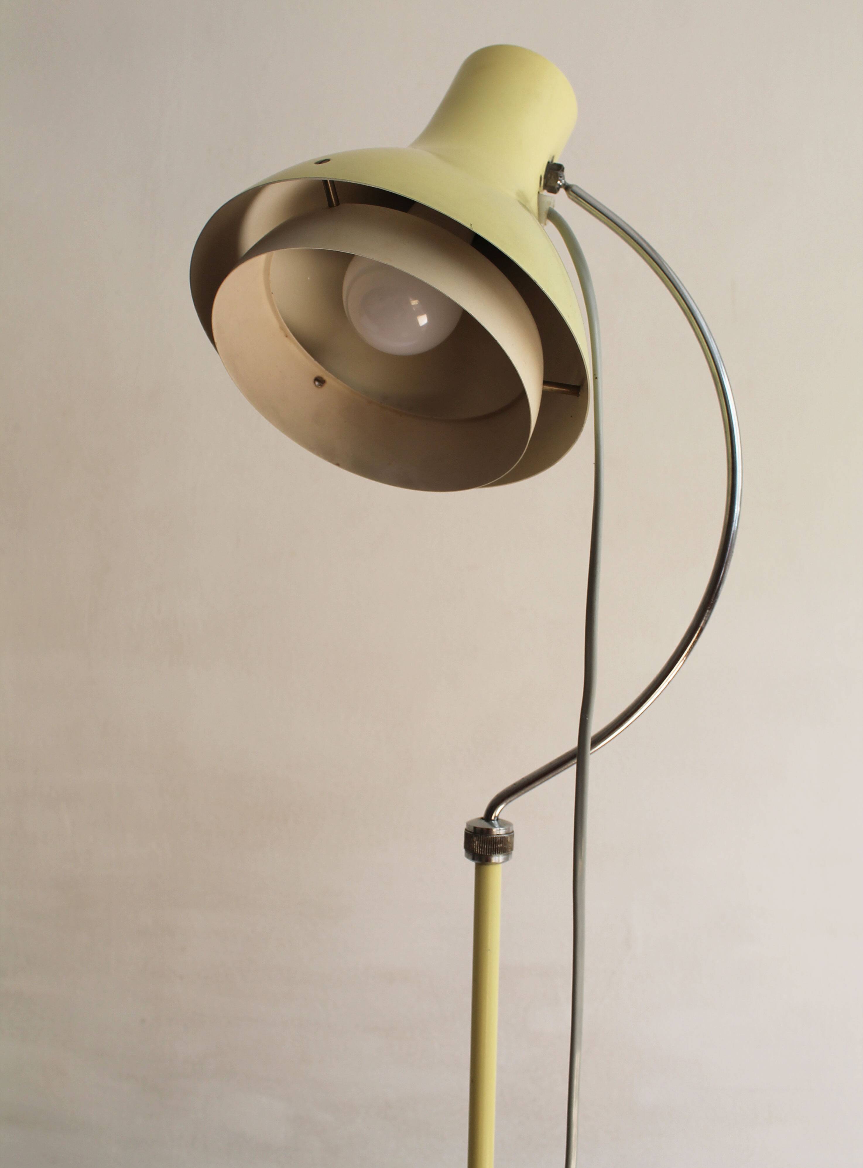 1960's Mid Century Floor Lamp by Josef Hurka