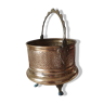 Copper and bronze tripod cauldron
