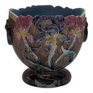 Cache-pot en barbotine