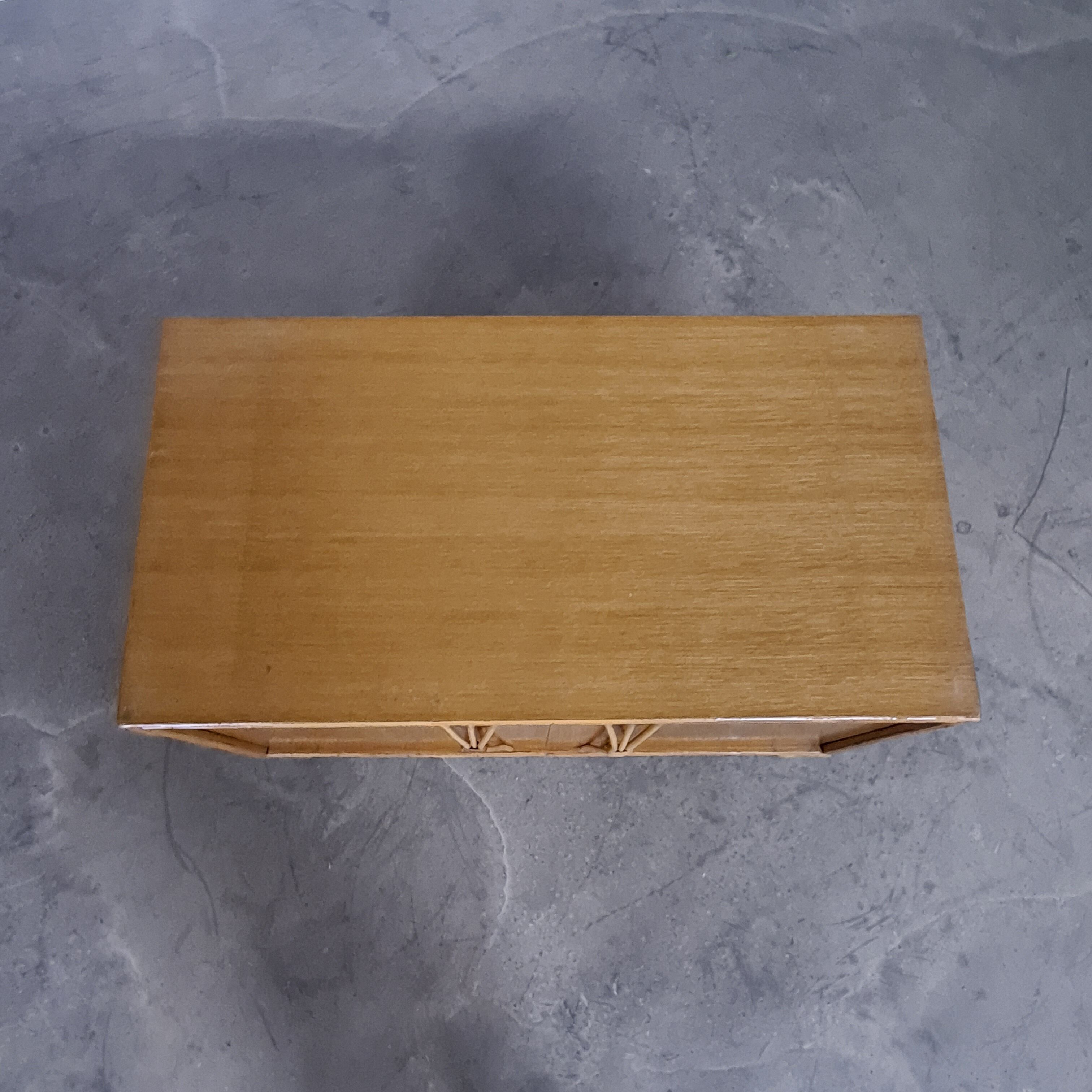 Cabinet in rattan 60s