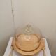 Wooden and glass cake display