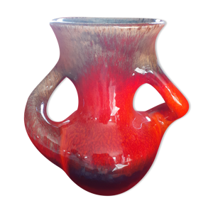 Vase en céramique vernisé