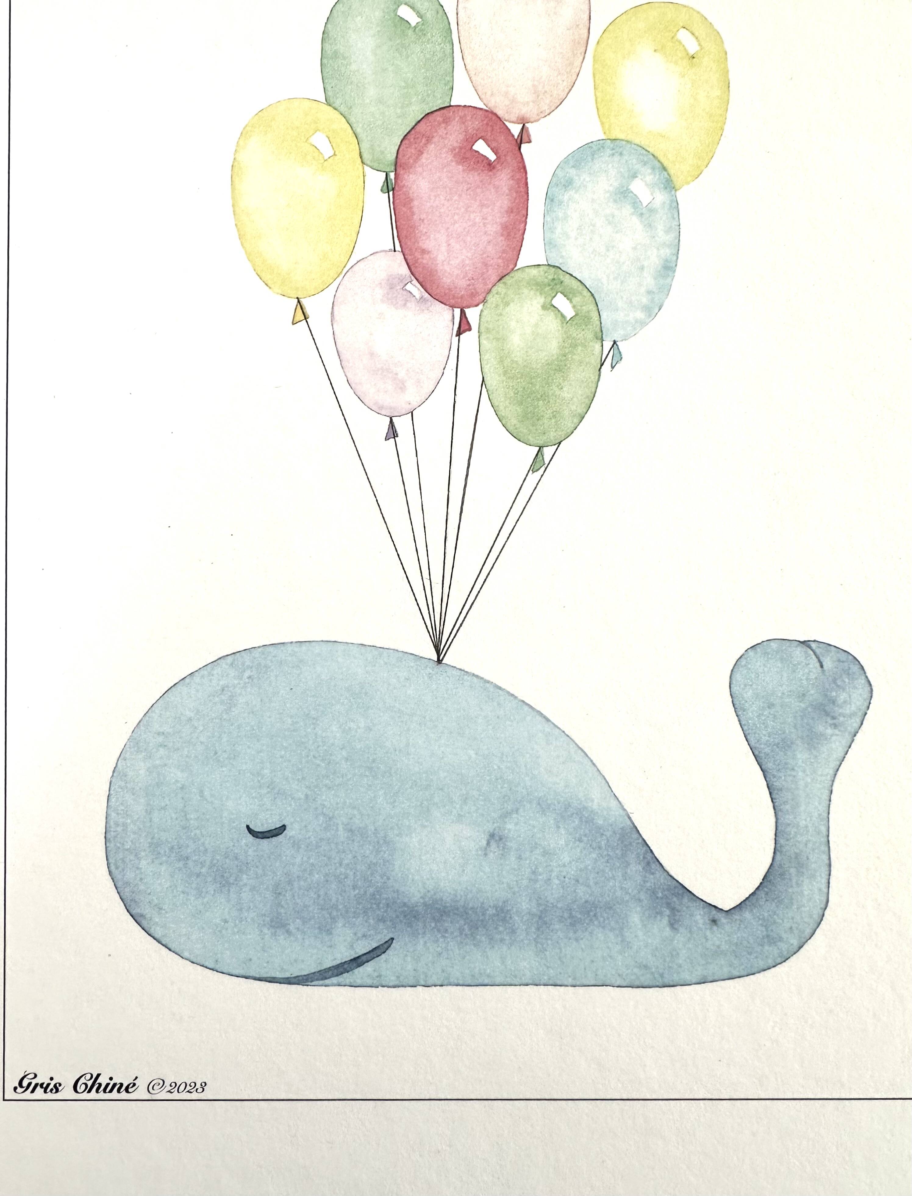 Whale illustration a3