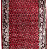 Tapis Seraband Vintage Fait Main en Laine – 93 x 158 cm - 1C940