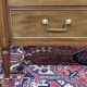 Louis XVI commode in mahogany with a marble top from the 1950s.