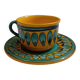 Grande tasse Saint Clément Jaune et vert