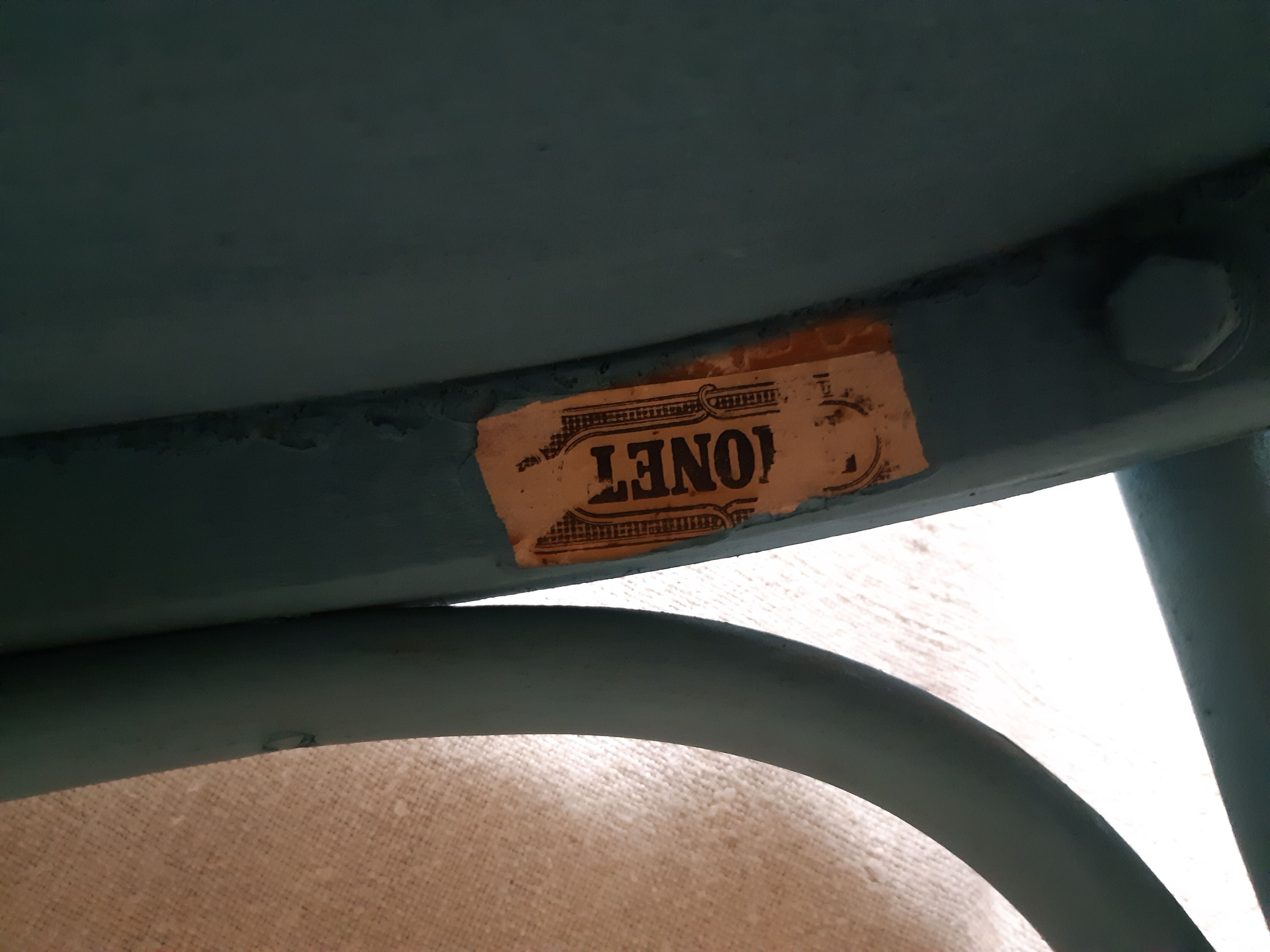 A pair of Thonet bistro chairs