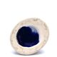 Main baguier vase en porcelaine bleu foncé, années 70