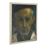 Signed oil painting “Zelfportret” by Paul Citroen, the Netherlands, 1965