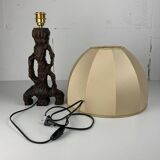 Brutalist organic mushroom table lamp, Dutch 1960s