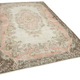 Handmade Decorative Oriental Beige Carpet 193 cm x 302 cm - 25049