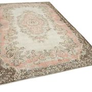 Handmade Decorative Oriental Beige Carpet 193 cm x 302 cm - 25049