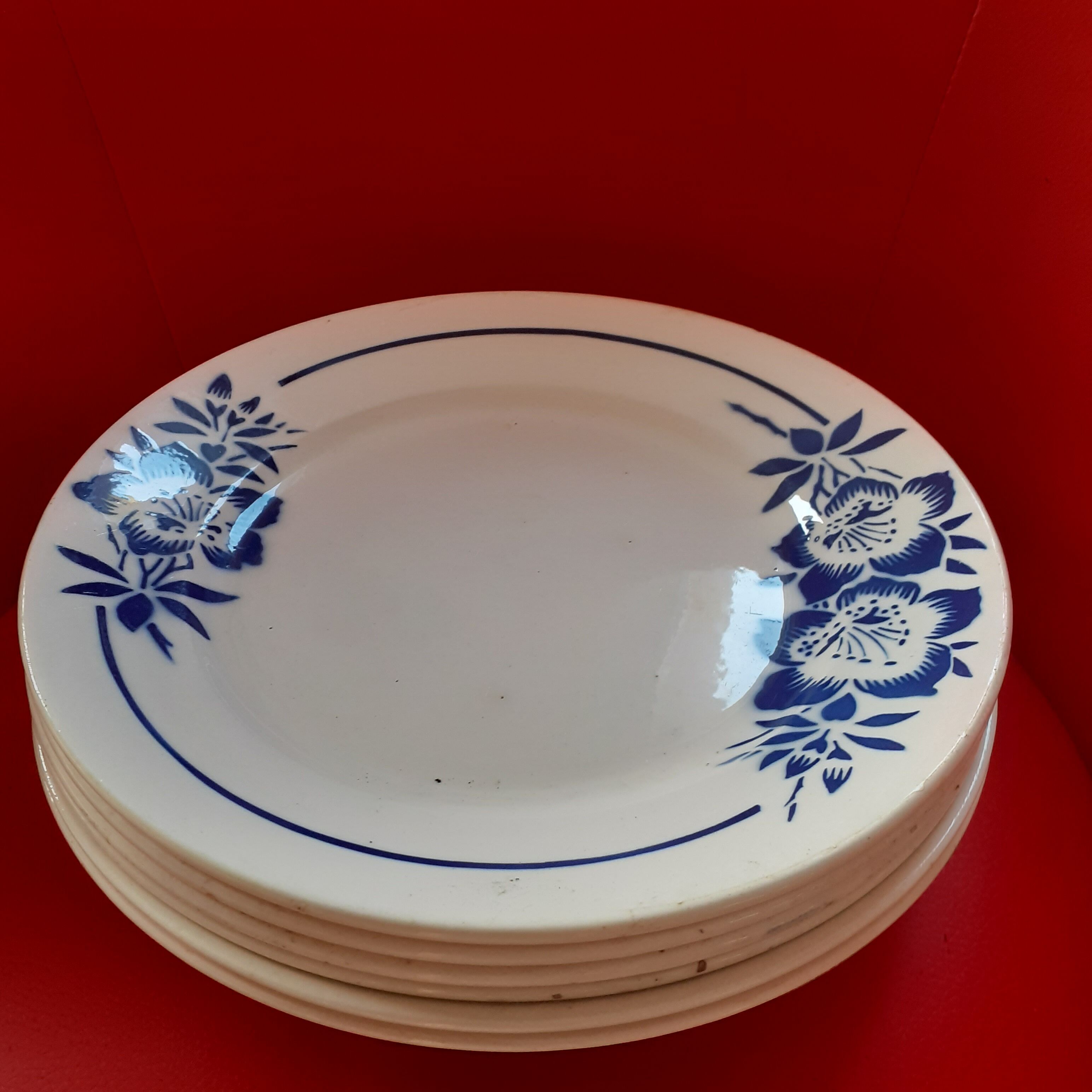6 Badonviller flat plates France. Rabelais model.