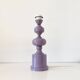 Vintage purple lacquered metal lamp from the 1970s