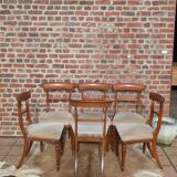 Set of mahogany chairs