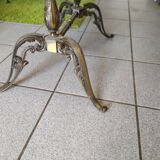 Light marble coffee table