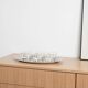 Oval metal tray, Italian design, 1980s, production: Italy
