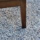Oak farmhouse coffee table with spindle legs and one drawer, late 19th century