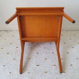 Scandinavian armchair in curved wood