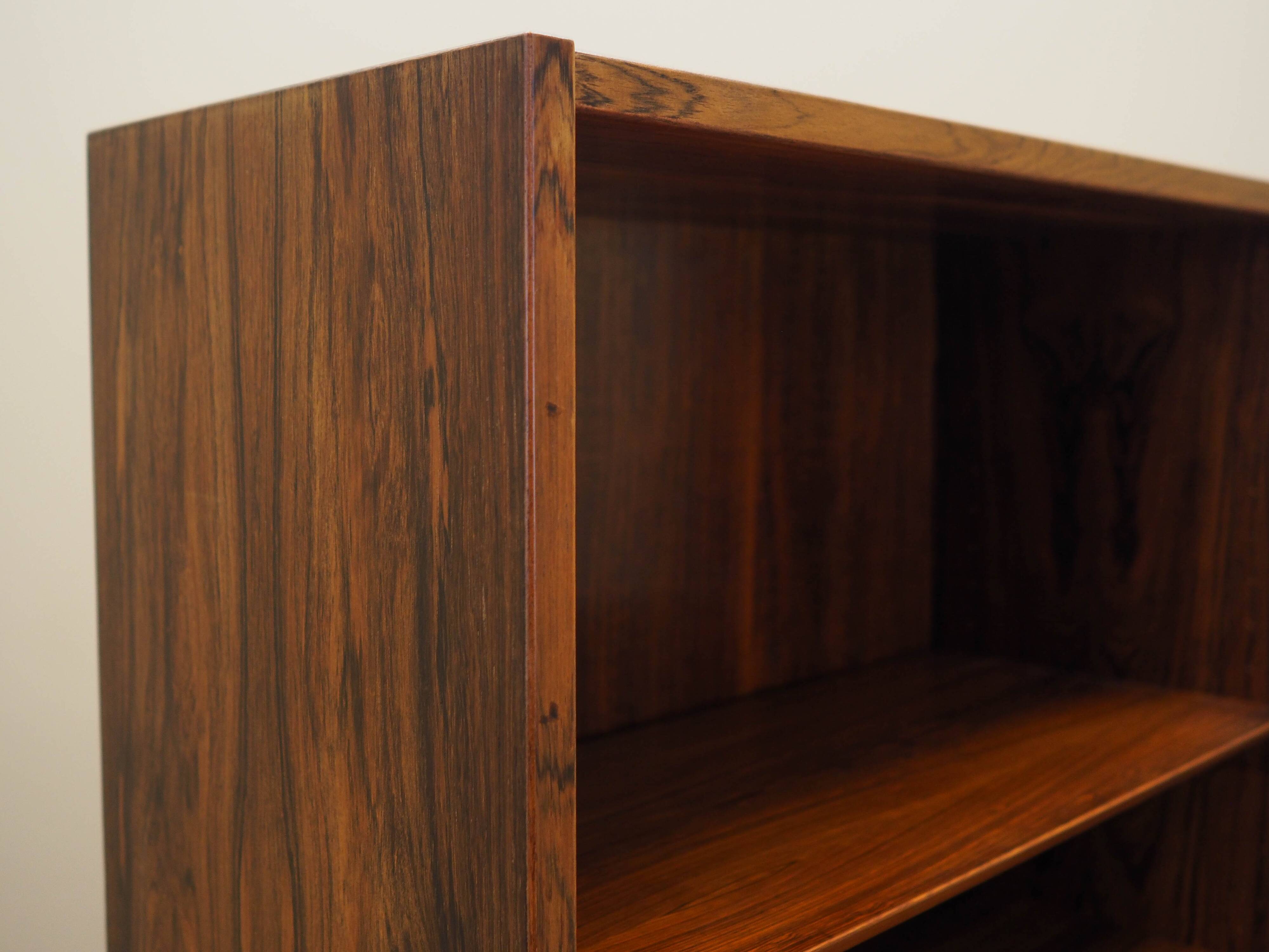 Rosewood bookcase, Danish design, 1970s, manufacturer: Hundevad