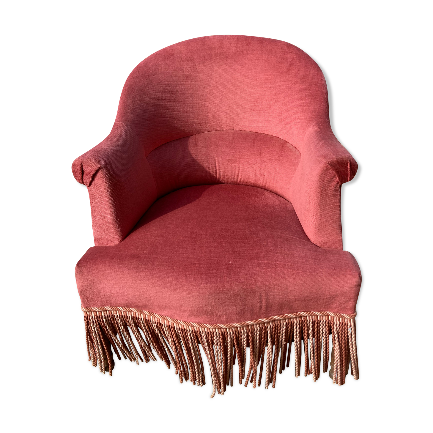 Pink toad chair