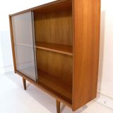 Low library, 1960s teak display case