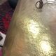 Brass chandelier