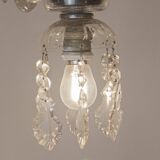 Bohemian Cut Lead Crystal Chandelier, 1930s