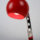 Mid-century red table lamp