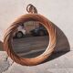 Wicker mirror