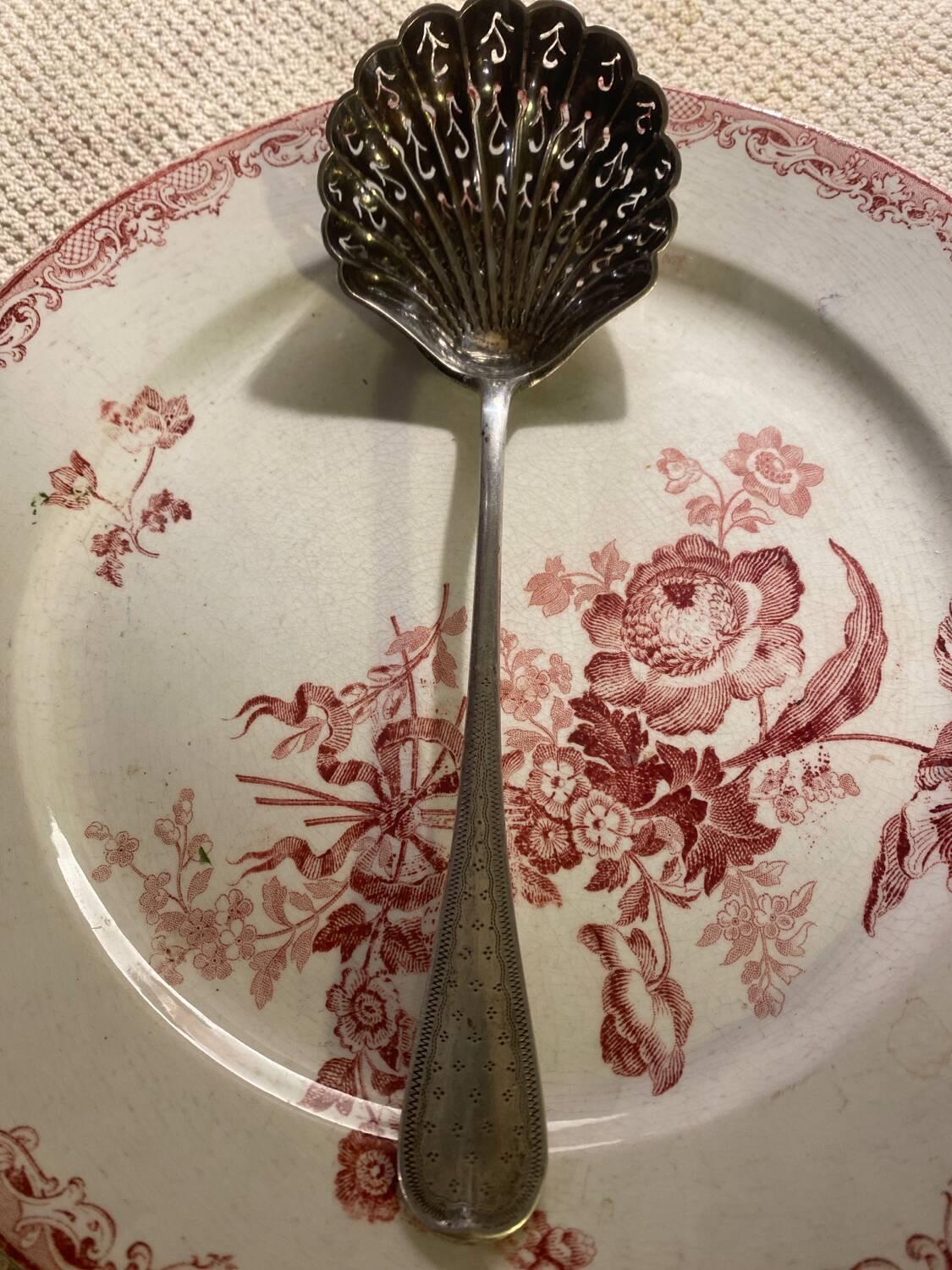 20 cm silver-plated spoon