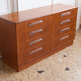 Double chest of drawers Gplan Fresco teak