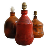 Glazed ceramic lamp base