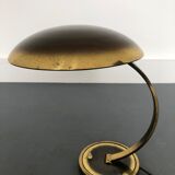 Brass bauhaus desk lamp 6751 by christian dell for kaiser leuchten, 1930s