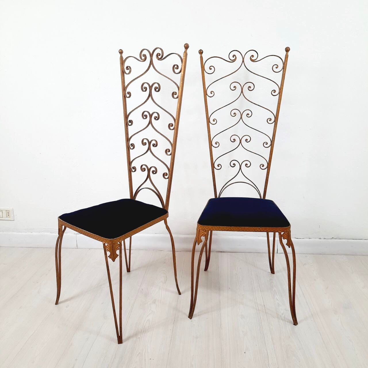 Pair of vintage chairs, design Pier Luigi Colli