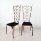 Paire de chaises vintage, design Pier Luigi Colli