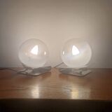 Paire de lampe space age design 70, murano