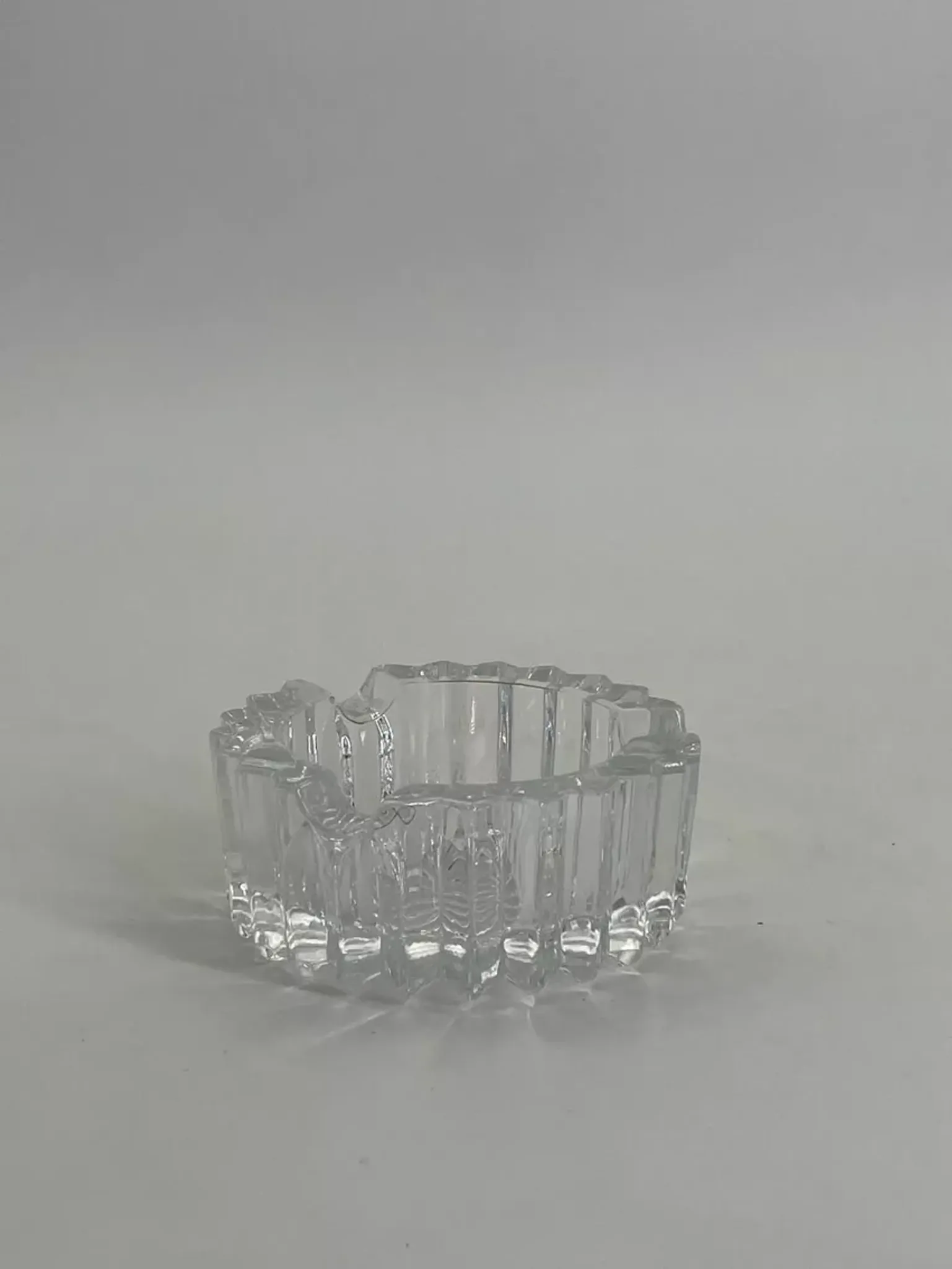 Cendrier/ vide poche en cristal vintage