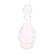 Small bottle with a glass cap with geometric patterns
