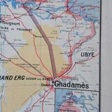 Old Vidal Lablache map N°11 Algeria Tunisia Sahara